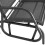 Garden Swing Bench Greta - Black, Steel 5