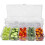 Ice Cold 5 Compartment Condiment Server Rack-service Tray Container With 5 Removable Trays 5