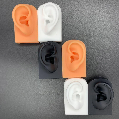 Silicone Ears Simulation Ear Model Inverted Toy Props Display Ears 1