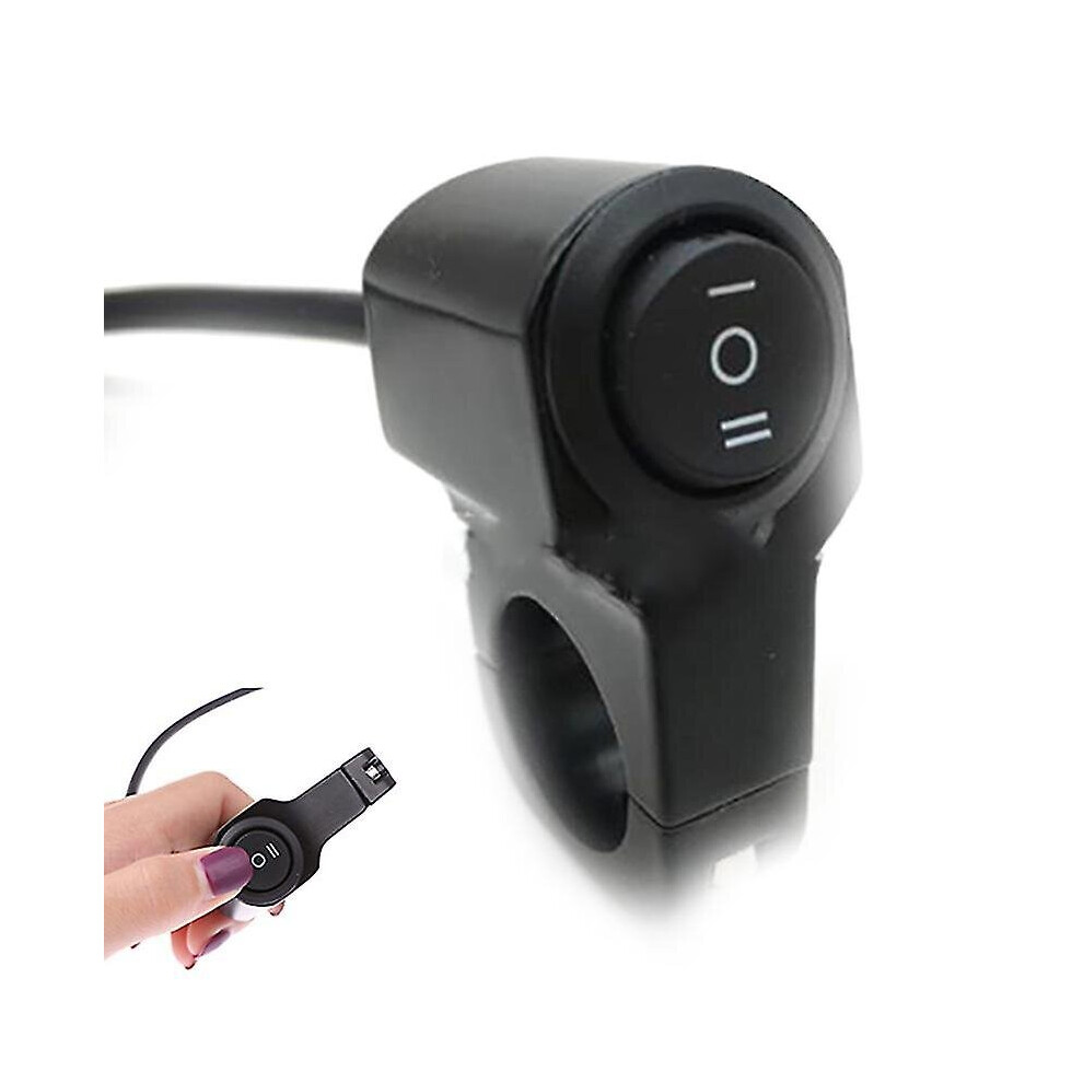 Motorcycle Handlebar On Off Switch 12v Waterproof Atv Headlight Fog Light Hfmqv