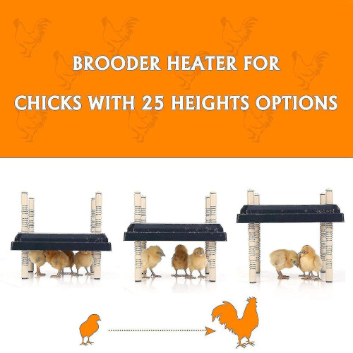 Chick Heater Brooder For Chicks With Acrylic Plate Ease Of Cleaning Angle Adjustable Brooder Heater 1