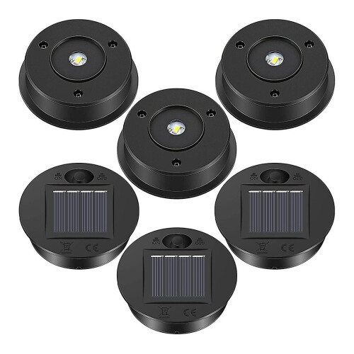 6 Pcs Solar Lights Replacement Top 7 Solar Lantern Parts Led Solar Panel Lantern Lid Lights For Out