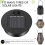 6 Pcs Solar Lights Replacement Top 7 Solar Lantern Parts Led Solar Panel Lantern Lid Lights For Out 5