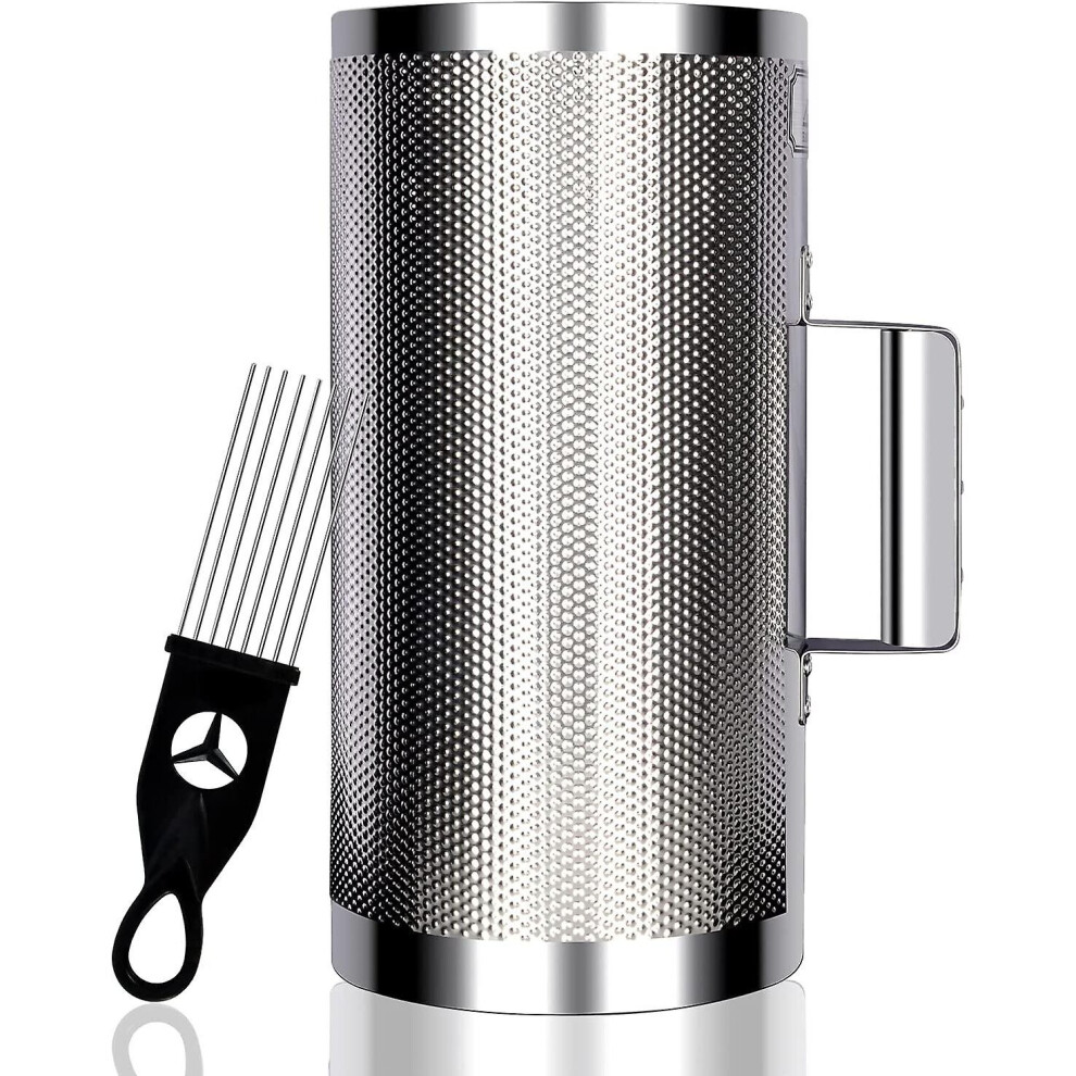 Guiro Instrument Stainless Steel Guiro 3.9"x12" Latin Percussion Instrument With Scraper Professional Band Accompaniment Guiro Shaker Instrument