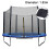 Children's 6ft Strong Security Trampoline Net With Zipper Door Enclosure 1