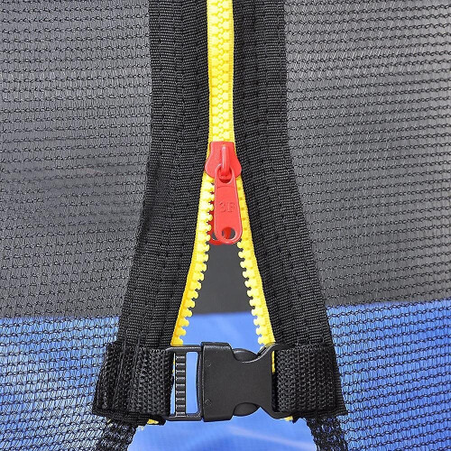 Children's 6ft Strong Security Trampoline Net With Zipper Door Enclosure 1