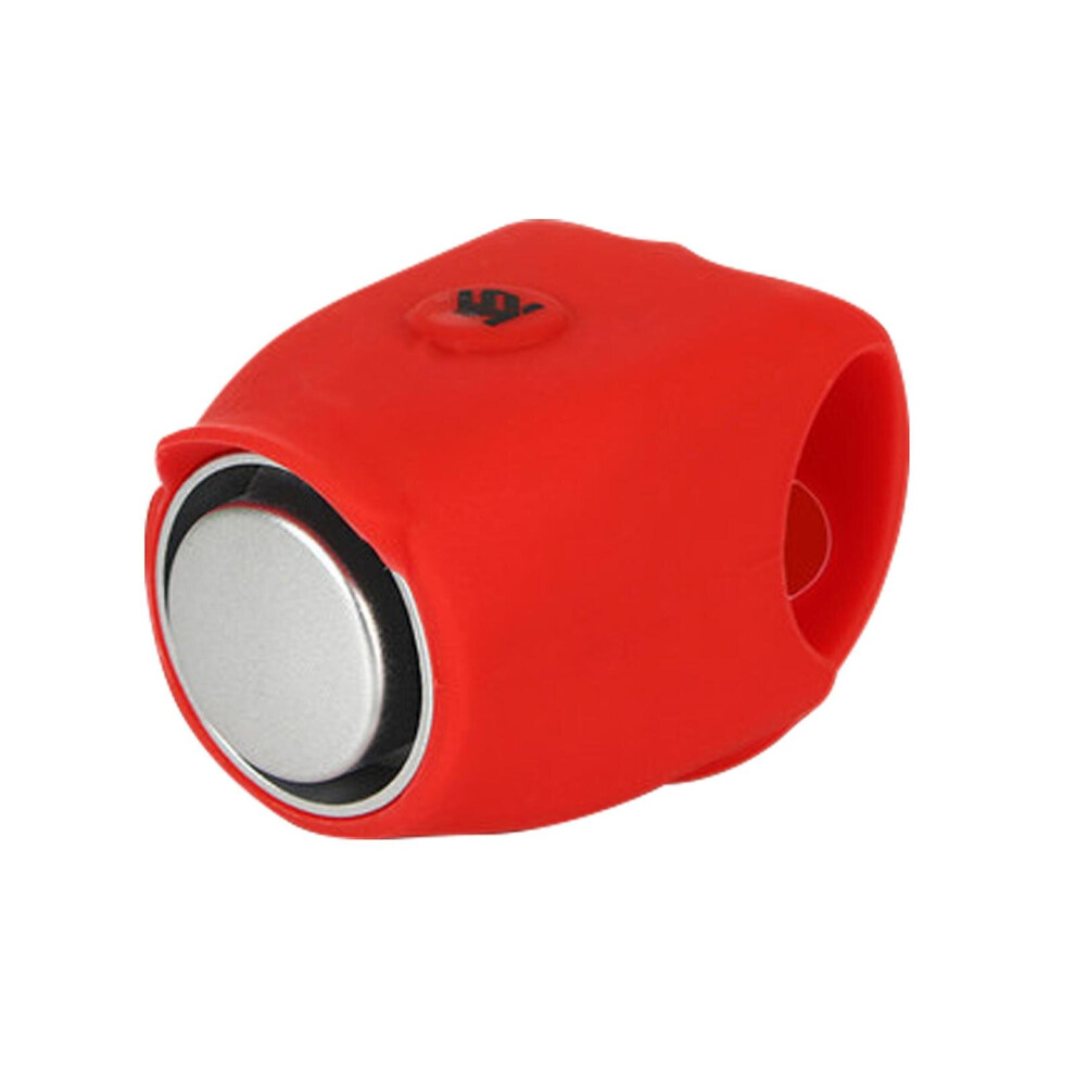 Electric Bicycle Handlebar Bell Bicycle Bell Electronic Horn Silicone Bicycle Bell 120Db Green