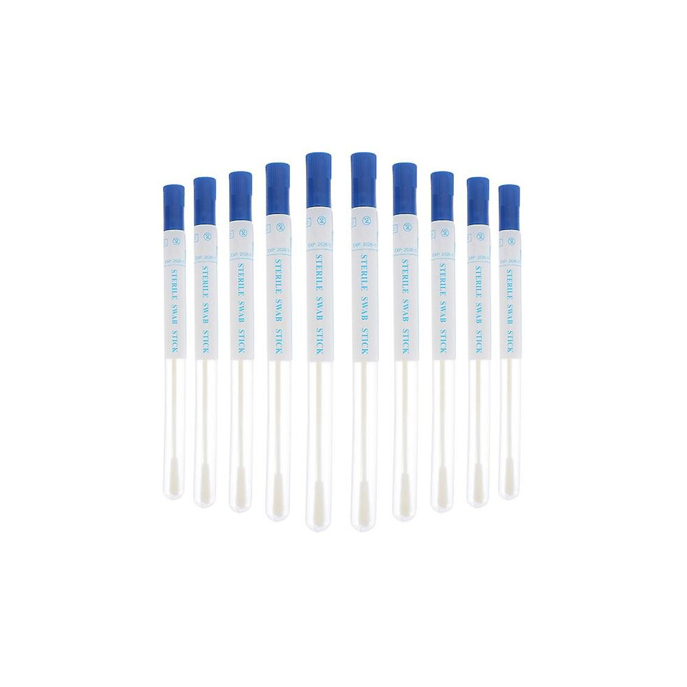 20pcs Disposable Swabs Sterile Nasopharyngeal Swabs Portable Oral Swabs Flocked Swabs