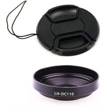 Lh-dc110 Lens Hood For G1x Mark Iii G1xm3 G1x3 37mm Lens Hood 49mm Lens Cap Camera Lens Accessorie