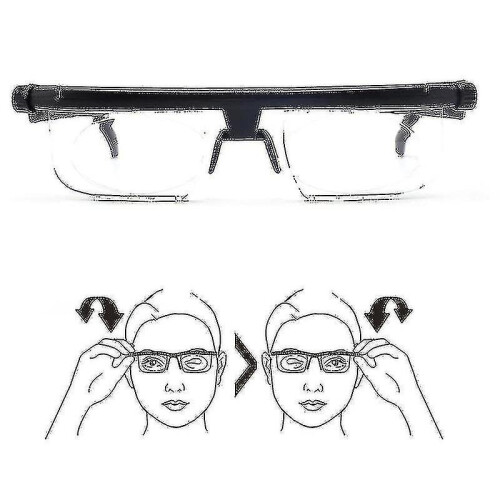 New 2023 Adjustable Eye Glasses Dial Vision Variable Focus Eyewear Distance Reading 2