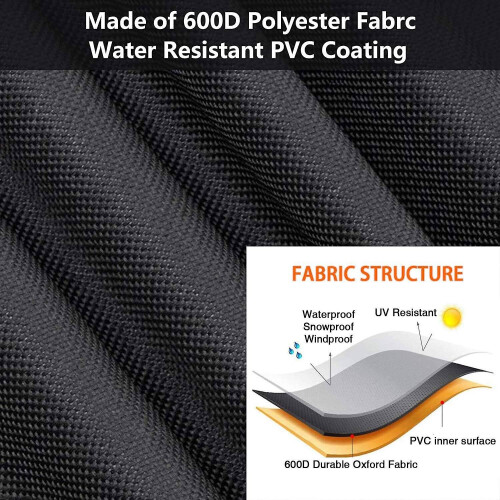 600d Winch Dust-proof Cover 5000lb-13000lb Pound Capacity Winch Cover 1