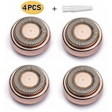 4 Pcs Flawless Hair Remover Replacement Heads Blade Finishing Touch Epilator - Refurbished