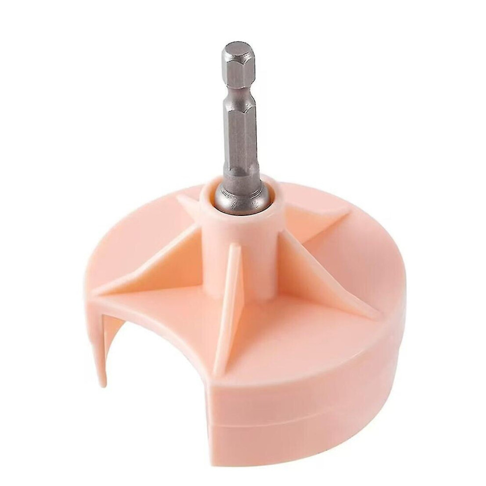 Knitting Machine Adapter For Drill, Crank Handle Adapter With Hex Steel Bit Power Screwdriver Attachment (1pc, Pink) -z