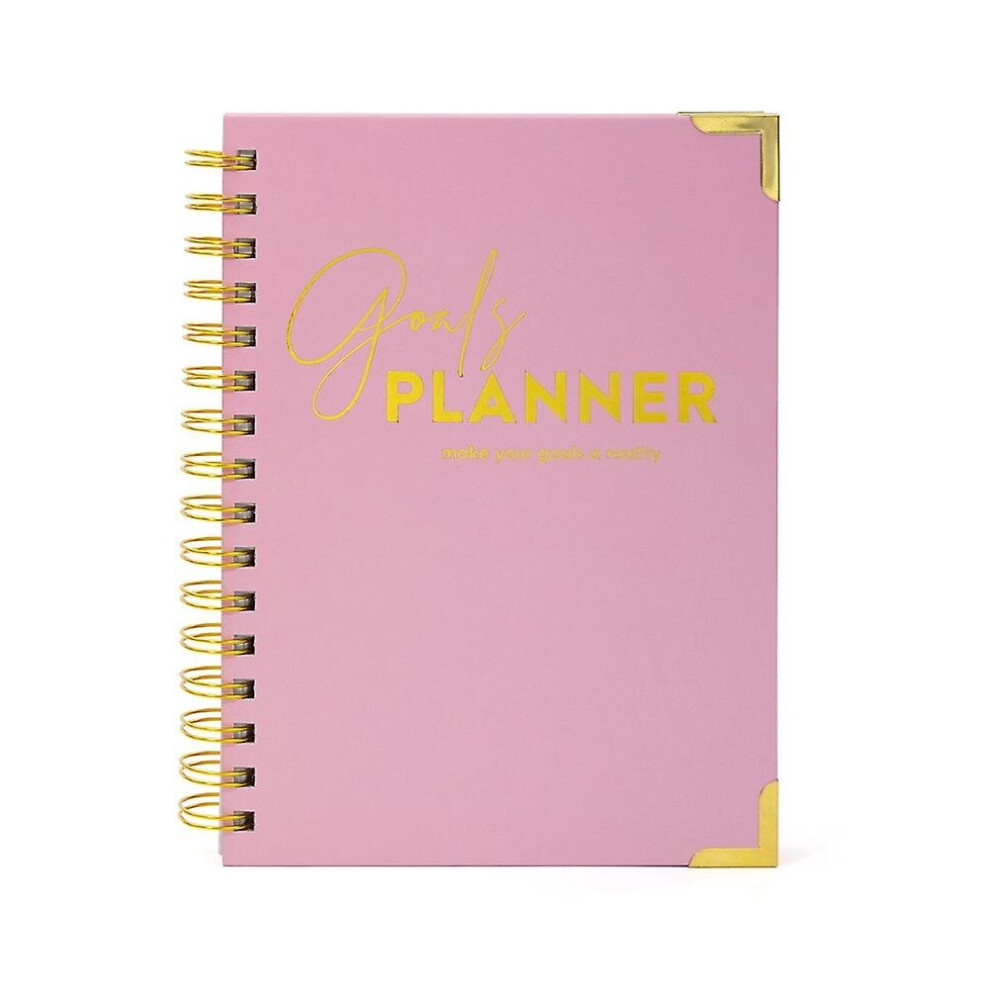 Weekly Monthly Planner Practical Personal Organizer Notepads Agenda Planner School Gift Pink