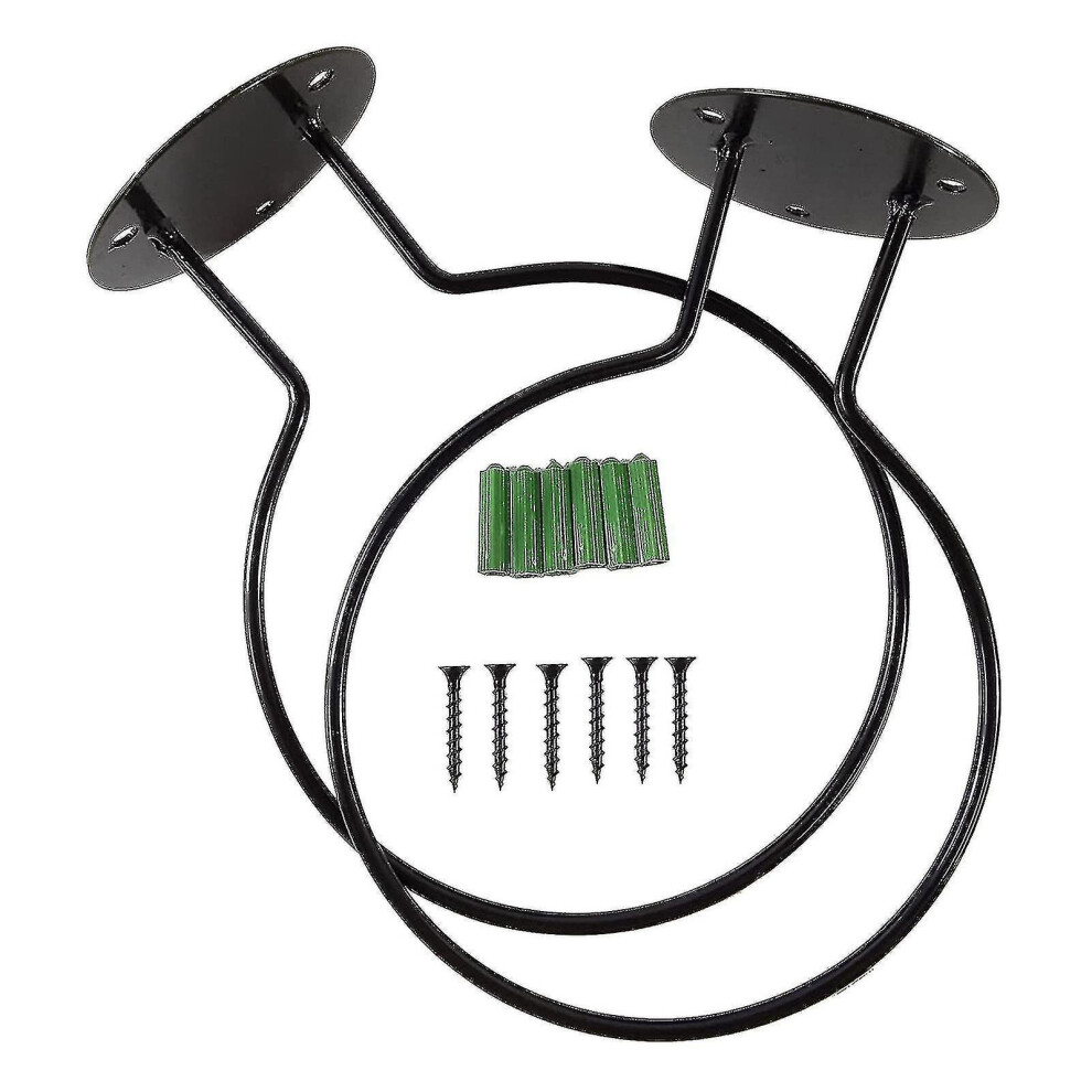 2pcs Wall Mounted Ball Holder For Basketball Volleyball Rugby Soccer High Quality