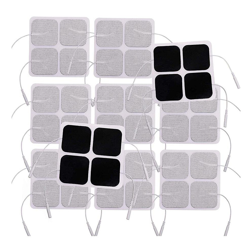 40pcs Tens Unit Pads, 2x2 Electrodes For Ems Muscle Stimulator Electrotherapy Pads