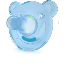 Pacifier Sleeping Super Soft Baby Pacifier,0-3 Months,blue,2 Pieces