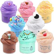 8 Pack Butter Slime Kit, Stress Relief Toys