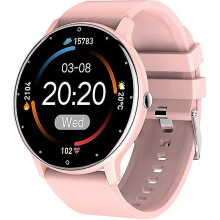 (Pink) Smt 4 Smart Watch For Women Men 2023, Ip67 Waterproof Newest Full Touch Screen Bluetooth Fitness Tracker Smart Watch