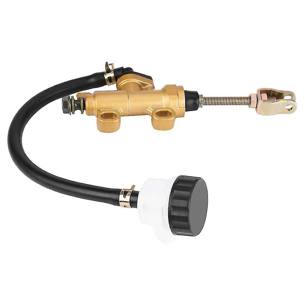 Rear Brake Master Cylinder, Motorcycle Rear Brake Master Cylinder Hydraulic Pump With Reservoir For Motorcycle Dirt Bike Atv
