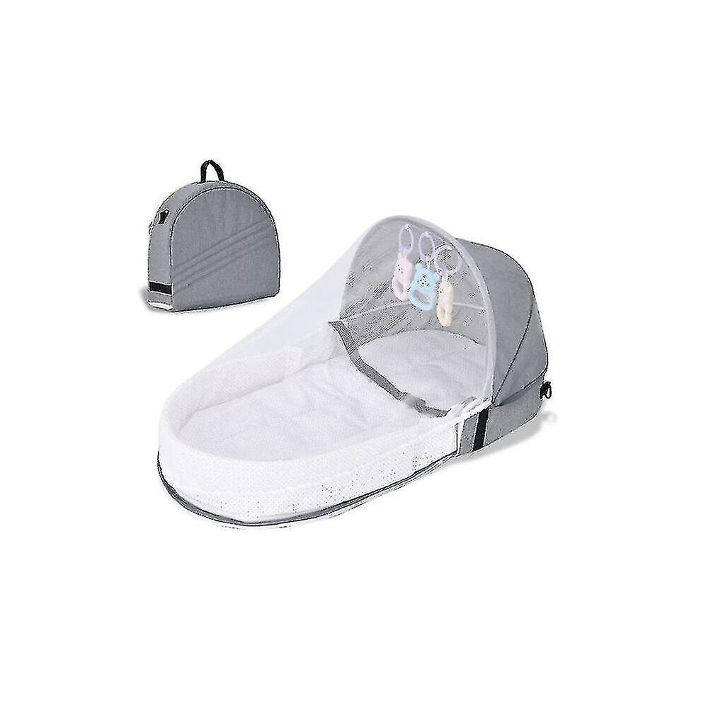 (C) Portable Travel Baby Nest Multifunctional Crib Crib