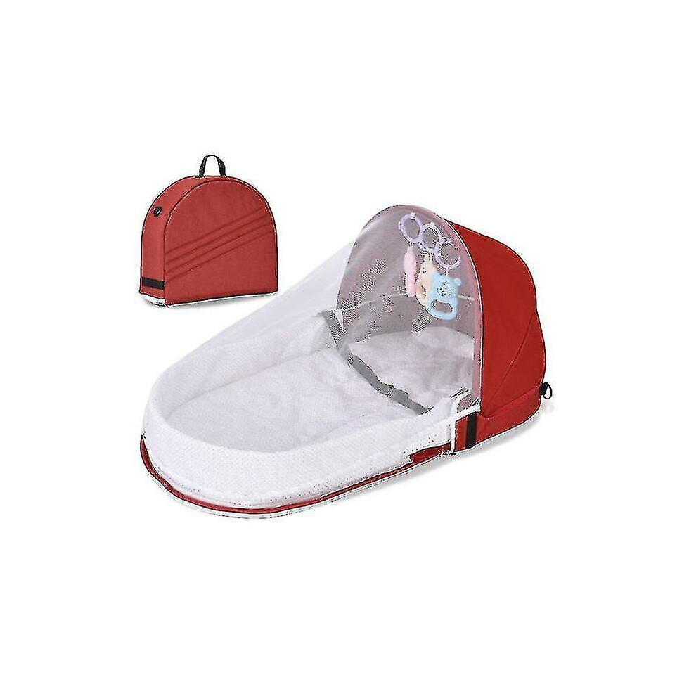 (A) Portable Travel Baby Nest Multifunctional Crib Crib