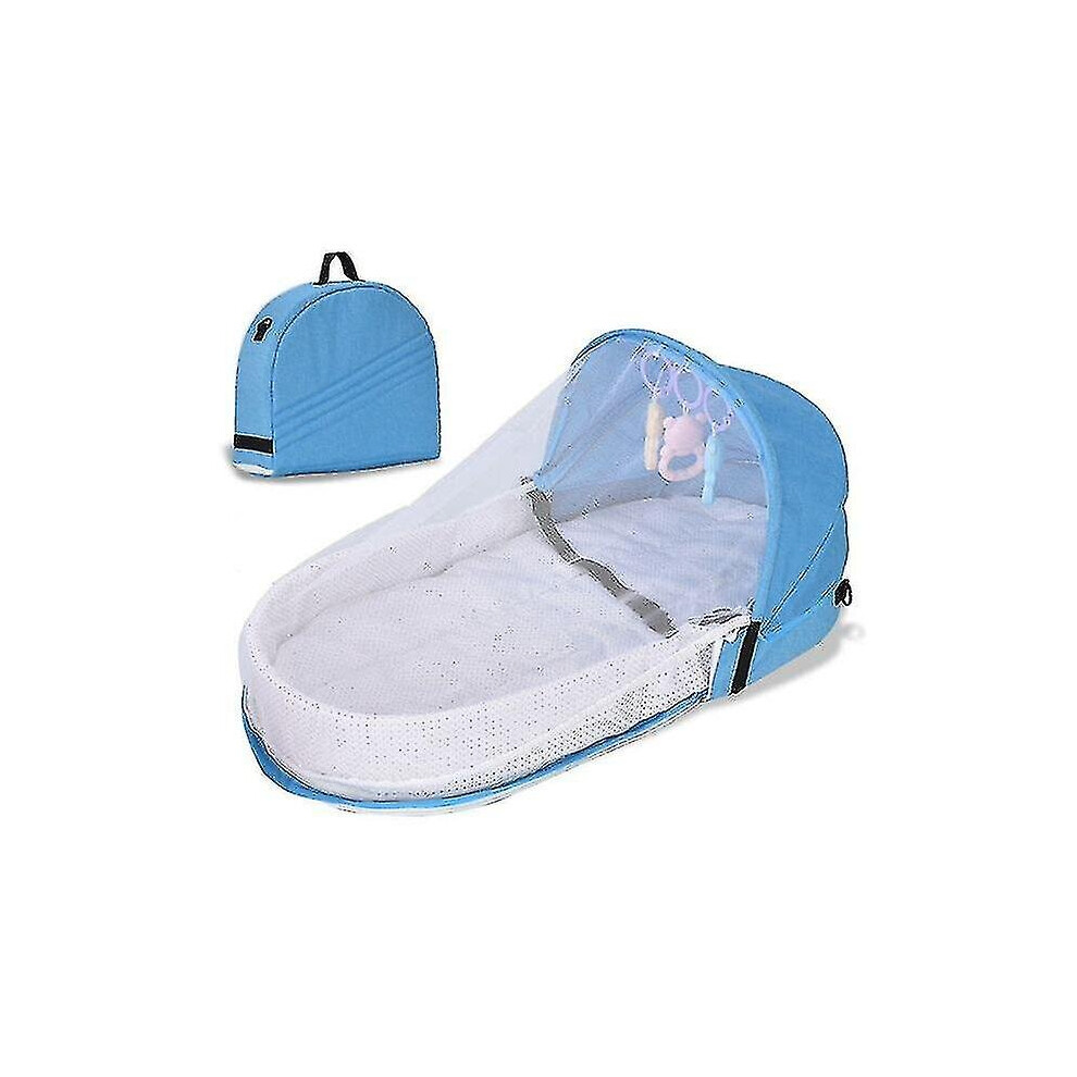 (B) Portable Travel Baby Nest Multifunctional Crib Crib