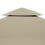 Pavil Replacement Roof 310 G/m2 Bei 3x3 M 5