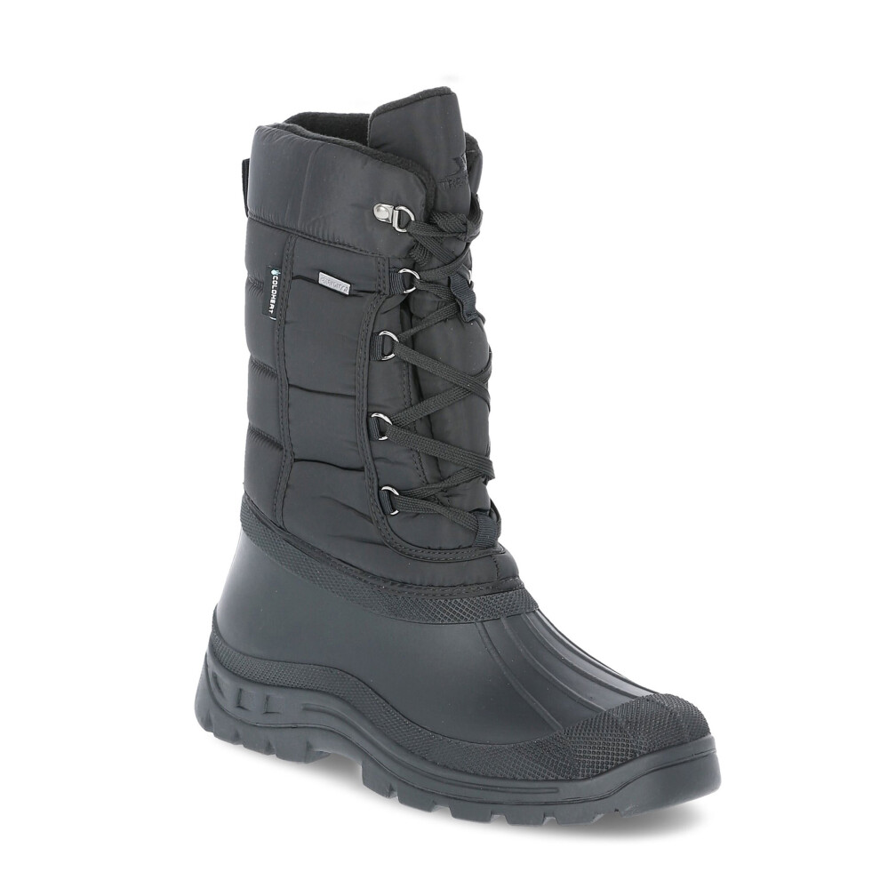 (9, Black) Trespass Mens Waterproof Snow Boots Straiton II