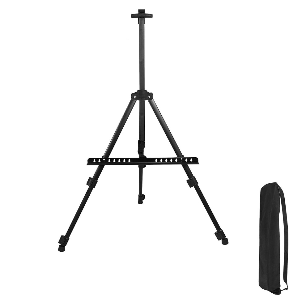 Board Artist Telescopic Field Studio Painting Easel Tripod Display Stand White