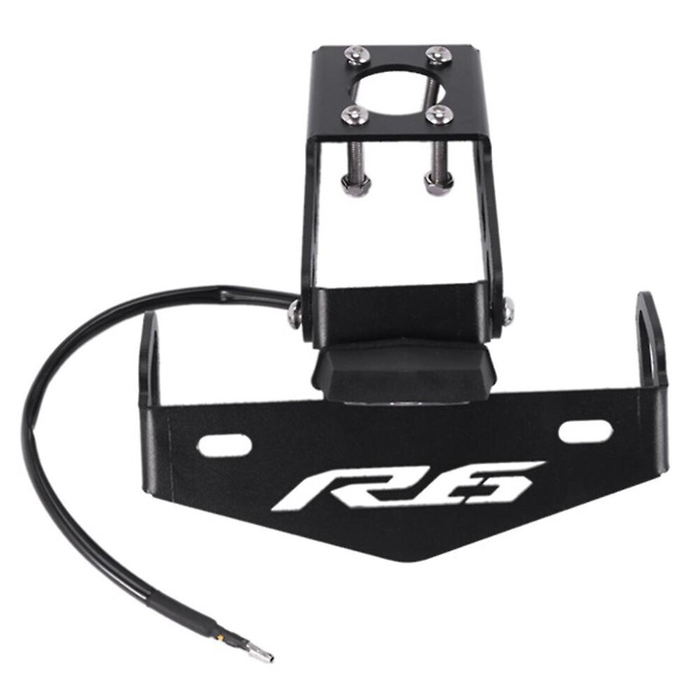 Motorcycle License Plate Holder With Led For R6 Yzfr6 Yzf R6 Yzf-R6 2006-2016 Black 9468842351376