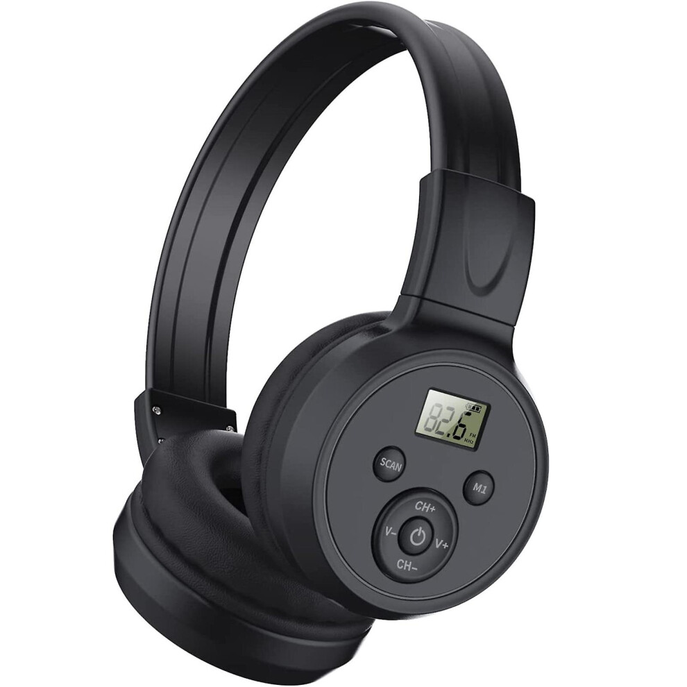 Fm Radio Headphone Best Reception Foldable Fm Headset Radio Fm 50-108Mhz 9468842102657