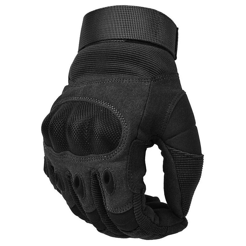 (XL) Motorcycle Gloves, Hard Knuckle Touch Screen Gloves Motorcycle Gloves Motorbike Atv Riding Full Finger Gloves For Men