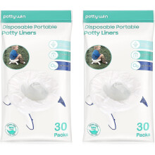 [60 Counts] Disposable Potty Liners Compatible With Oxo Tot 2-in-1 Go Potty, Potty Refill Bags For Toddler Travel, Universal Potty Bags Fit Most Potty