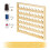 54 Spool Sewing Thread Stand, Wall Mount Sewing Thread Stand With Hook, Wooden Embroidery Organizer 4