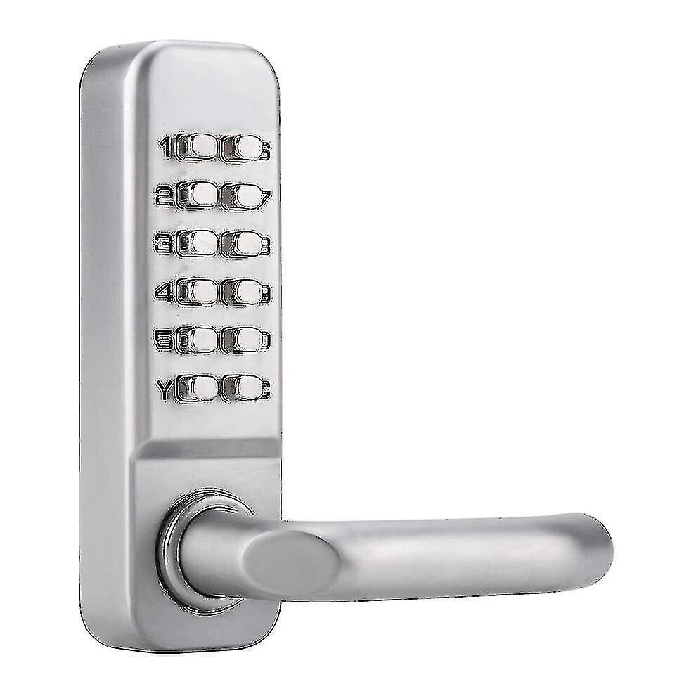 Waterproof Mechanical Code Lock, 111 Digit Code Combination Security Password Coded Lock Keyless Mechanical Combination Door Lock For Wooden Office D-image-OPC-PCH7Q5S-NEW