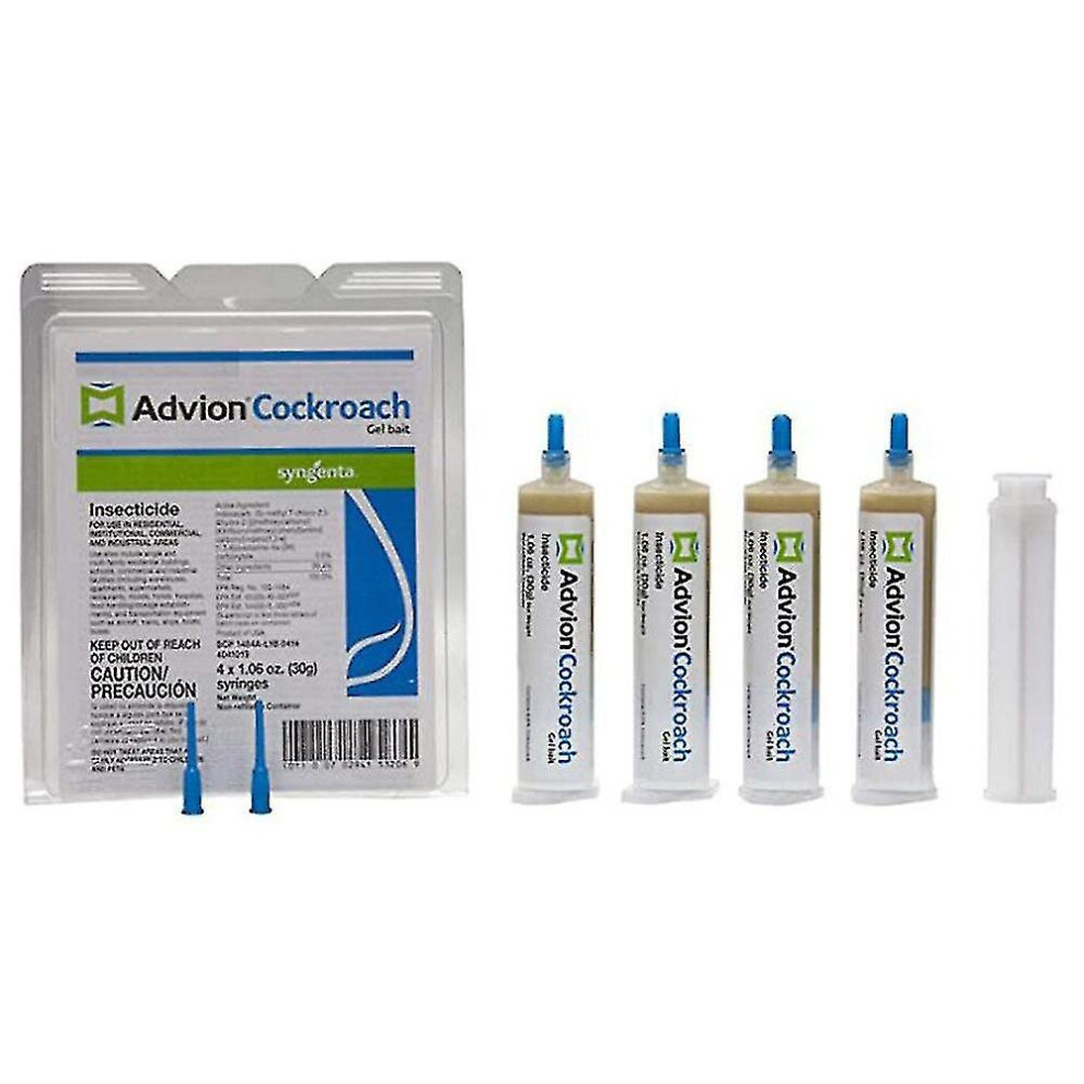 Cockroach Gel Bait Roach Pest Killer With Plunger Tip For Floor Kitchen Non-toxic Tasteless 30g