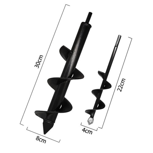 Garden Augers 2-pack 8x30cm 1