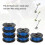 Trimmer Replacement Spool Line Include 2 Trimmer Cap Compatible Ryobi One  Ac14rl3a 18v, 24v,40v Cordless Trimmers 3
