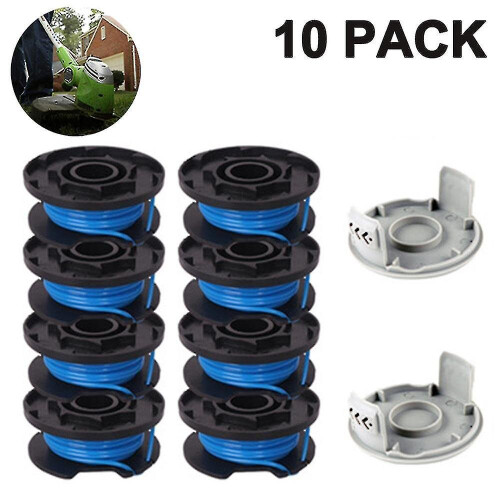 Trimmer Replacement Spool Line Include 2 Trimmer Cap Compatible Ryobi One  Ac14rl3a 18v, 24v,40v Cordless Trimmers 1