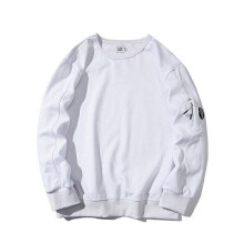 (White, XL=UK L) Trend sweatshirt C.P.Men Women Models Round Lens sweatshirt Company Leisure Top