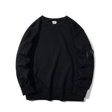 (Black, XL=UK L) Trend sweatshirt C.P.Men Women Models Round Lens sweatshirt Company Leisure Top