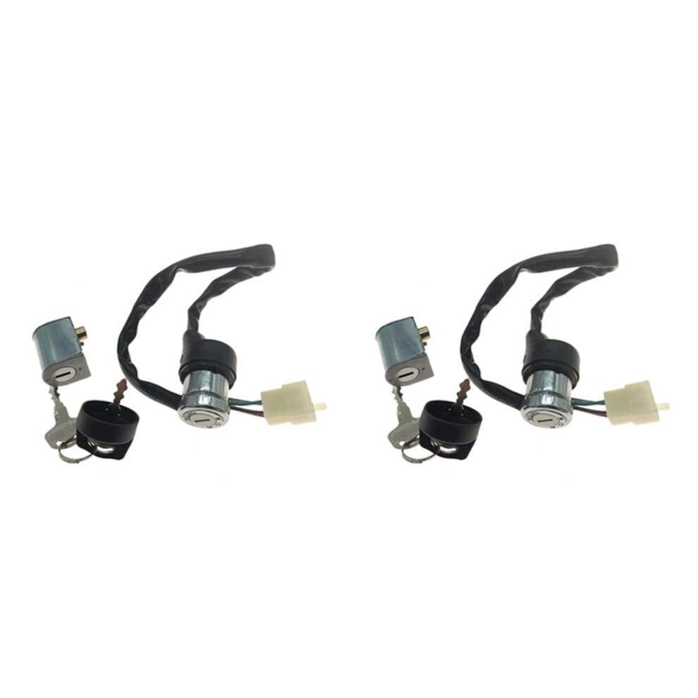 2X Ignition Key Switch Lock Ignition Lock For Atv Cf500 Cf600 500 500Cc 600 600Cc X5 X6 Cf Atv 9010 9468842108543