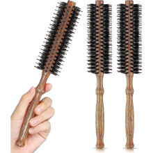 3 Pieces Small Styling Hair Brush For Short Hair, Small Round Brush For Bang, 8