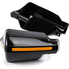 Universal Motorcycle Handguards 7/8" 22mm Handle Protector Shield Motorbike Motocross Scooter Windproof Handlebar Hand Guards Protection Gear (01) - Refurbished