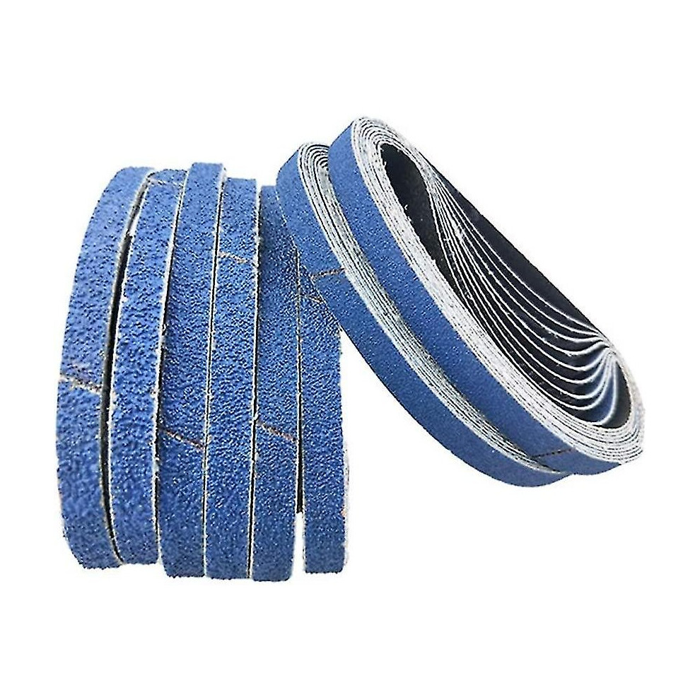 Kryc-Zirconium Corundum Sanding Belts, 13 X 457Mm, Each 4 X 40/60/80/120 Grit - Pack Of 16 Better Sanding Belts 9468842110706