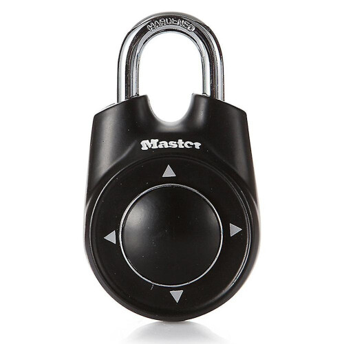 (Black) Master Lock Direction Lock Locker Gym Padlock