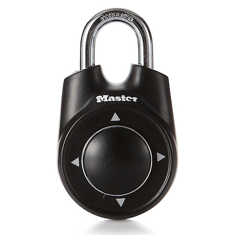 (Black) Master Lock Direction Lock Locker Gym Padlock Black