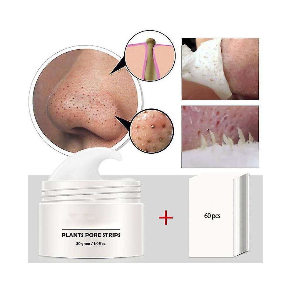 Blackhead Remover Gel Nose Mask With 60 X Peel Off Mask Facial Pore Deep Cleansing Beauty Care 30g-image-OPC-PCH7ZJW-NEW