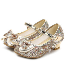 Princess Kids Leather Shoes Children High Heel Girls Shoes